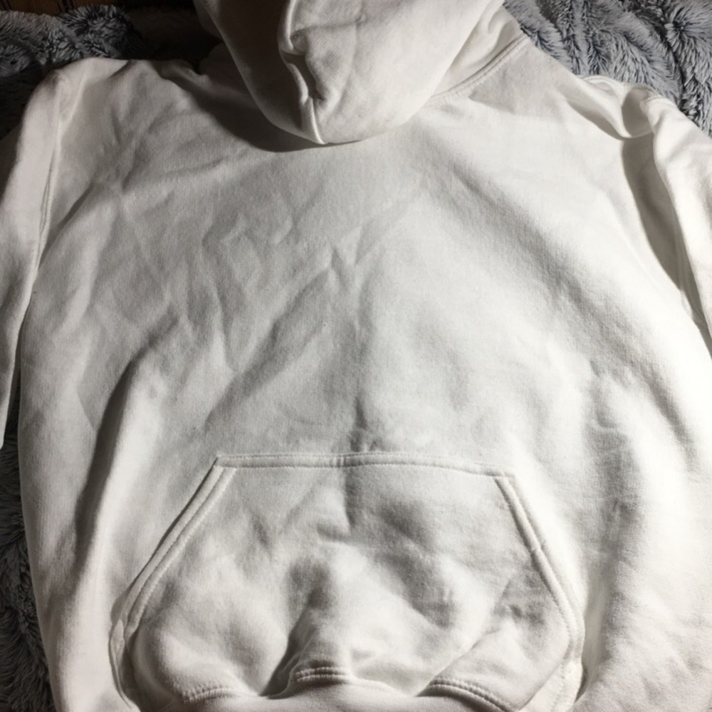White hoodie